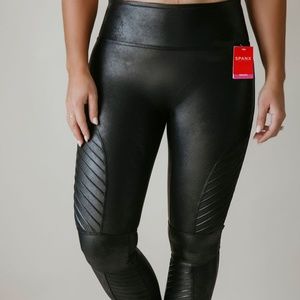 Faux Leather Moto Leggings